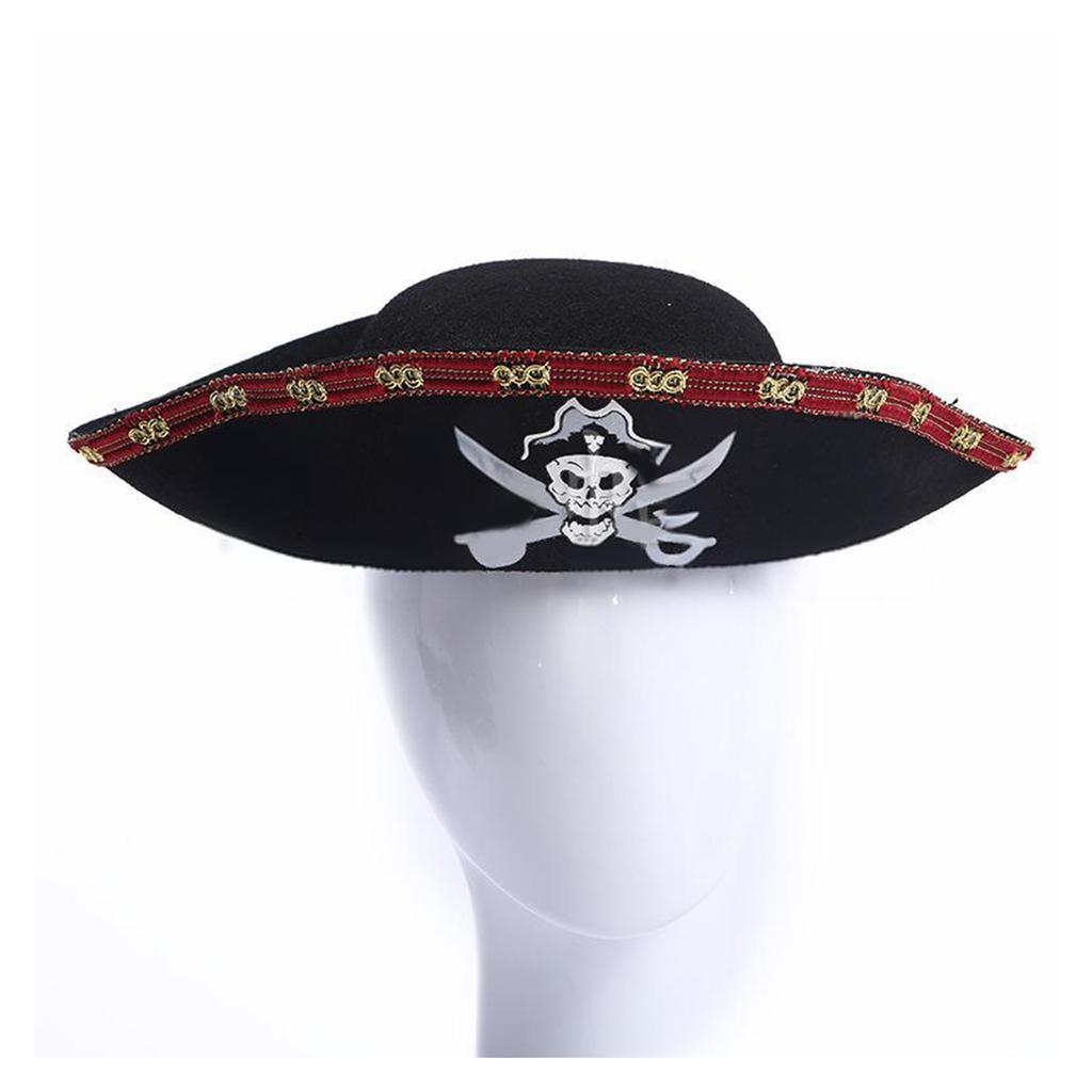 Stage Performances Pirate Hat for All Age Masquerade Party Captain  Hat Halloween Costume Hat Party Accessories
