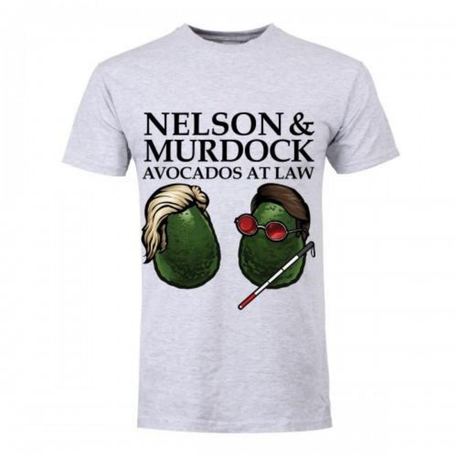 Grindstore Mens Nelson & Murdock Avocados At Law T-Shirt XXXXL