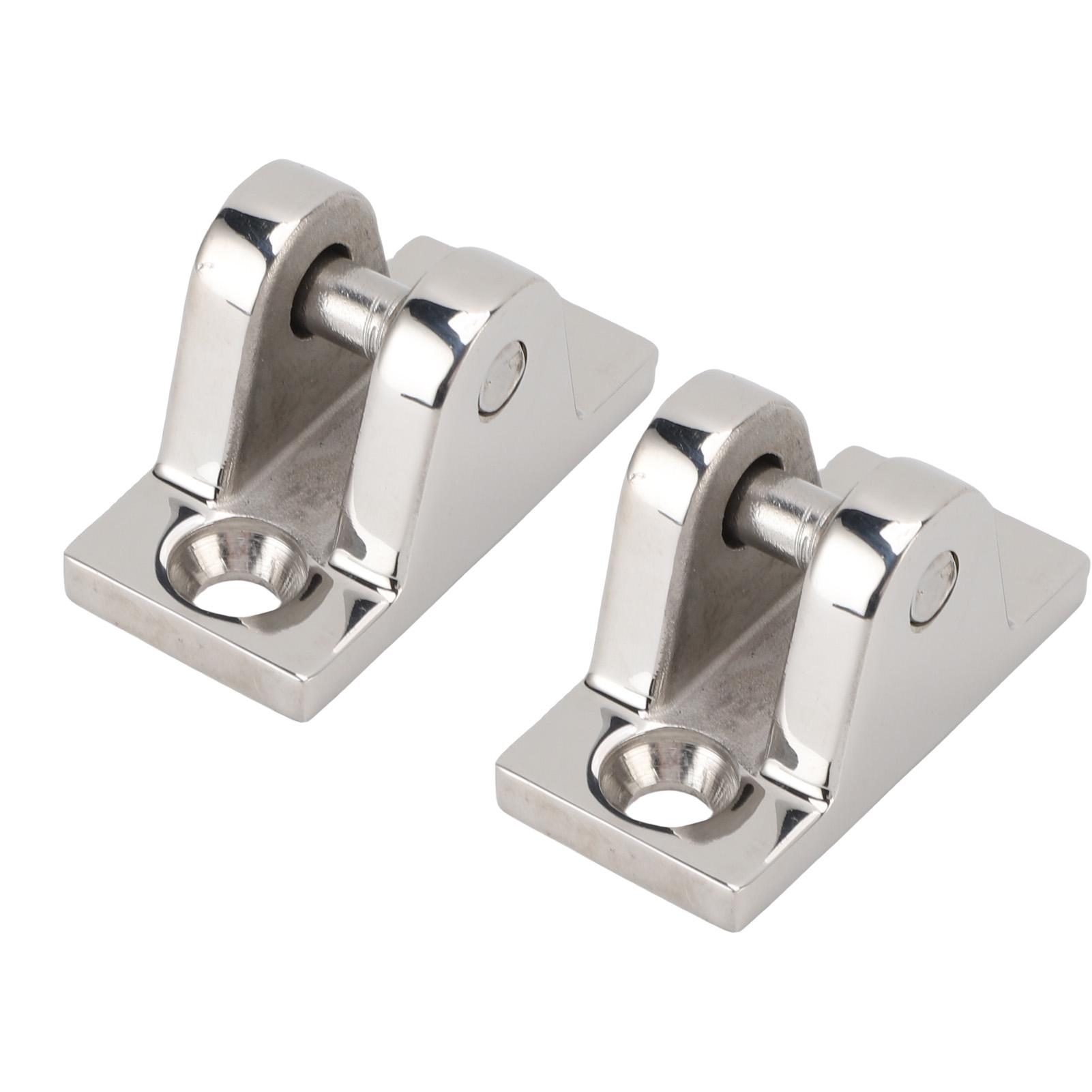 

2 шт. Палубный фитинг для тента бимини из нержавеющей стали 316, высокая плоскостность 2,05 дюйма x 0,98 дюйма для рыбалки