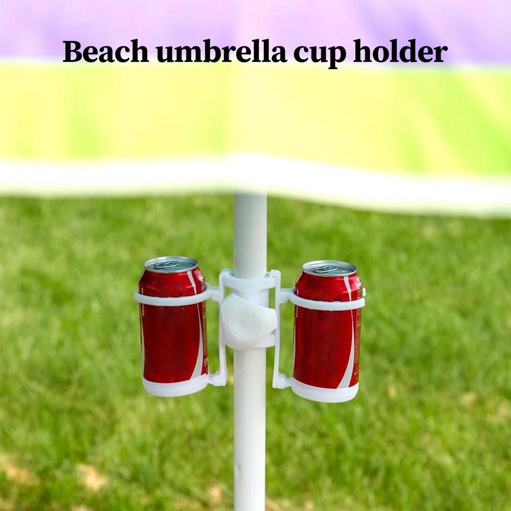 Umbrella Drink Holder Garden Umbrella Pole Cup Holder Leakproof Water Bottle Stand For Beach Parasol Outdoor Relaxation Swimming