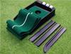 Cross-Border Hot Sale Indoor Golf Putting Mat, Auto Ball Return Practice Set with Putter, Training Kit