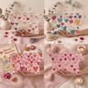 Corduroy Corduroy Storage Bag Hand-painted Makeup Pouch Travel Toiletry Bag  Women