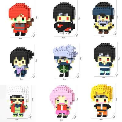 26 Stile Neue Cartoon Anime Bausteine Mini Niedliche Miniatur Ziegel Ornamente Kleine Partikel Kinderspielzeug