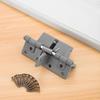 4-Inch Invisible Door Spring Hinge: Automatic Closing and 90-Degree Positioning for Wooden Doors