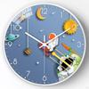 Astronaut Wall Non Ticking Decorative " Modern Analog for Bedroom Study Room