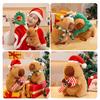 Christmas Capybara Doll Plush Toy Christmas Capibala Doll Children's Christmas Gift Christmas Decoration