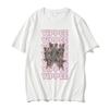 Yippe Funny Cute Happy Cat Jumping Meme Tshirt Summer Unisex Women Fashion Retro Tops T Shirts Oversized Cotton Loose T Shirt