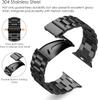 Stainless Steel Replaceable Strap Wristband For Apple Watch Band S10 46mm 42mm 38/40/41/44/45/49mm For Apple Watch Ultra 9 8 7 6 5 4 3 2 1 SE Band