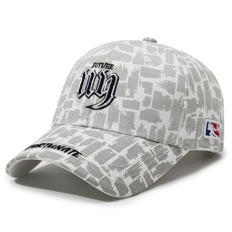 Letter Embroidery Baseball Cap for Unisex Sunshade Cap Outdoor Cap