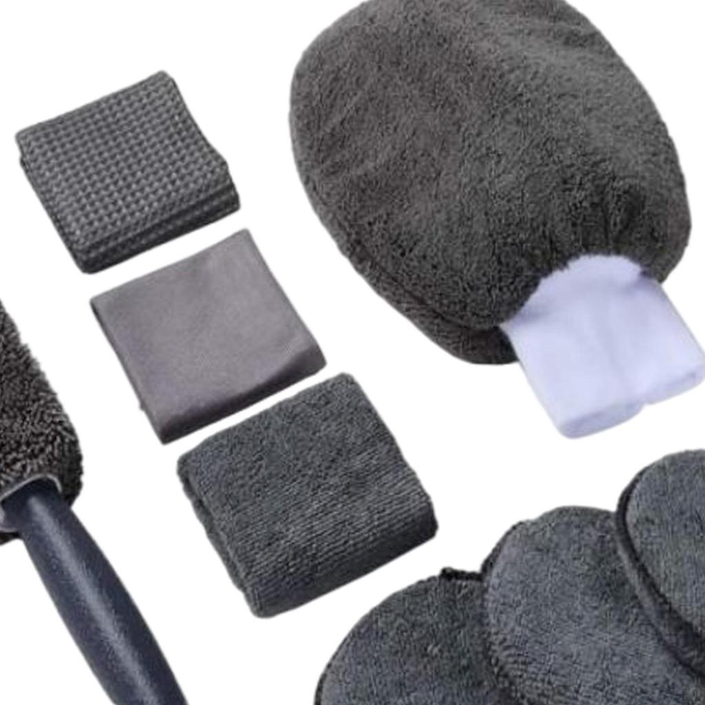 Car Wash Cleaning Tools Kit Window Cleaner for Wheels Hoods Doors