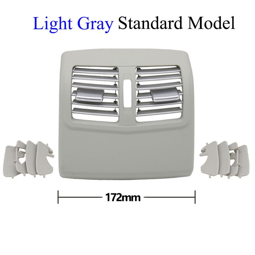 

W212 задняя хромированная панель кондиционера, вентиляционная решетка переменного тока, розетка для Mercedes Benz E Class E260 E300 E320 2012 2013 2014 Standard Light Gray