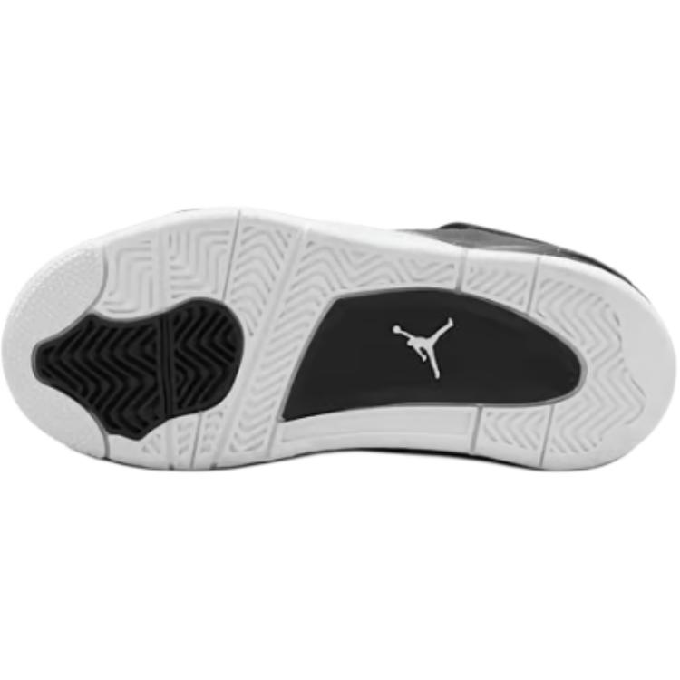 Air Jordan 4 Retro PS Fear 2024 Kindersneakers Zwart Wit Antraciet FV4537-002