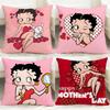 BB-Betty BBoopS Cushion Cover Comfortable Reversible Pillow Cover Ideal for Car Sofa Bedroom & Beyond