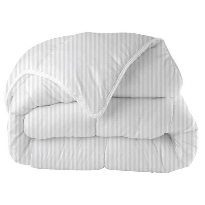Warm Duvet 240x260 Cm BLANREVE PRESTIGE Multiprotection - 100% Polyester - 2 People - Striped Satin