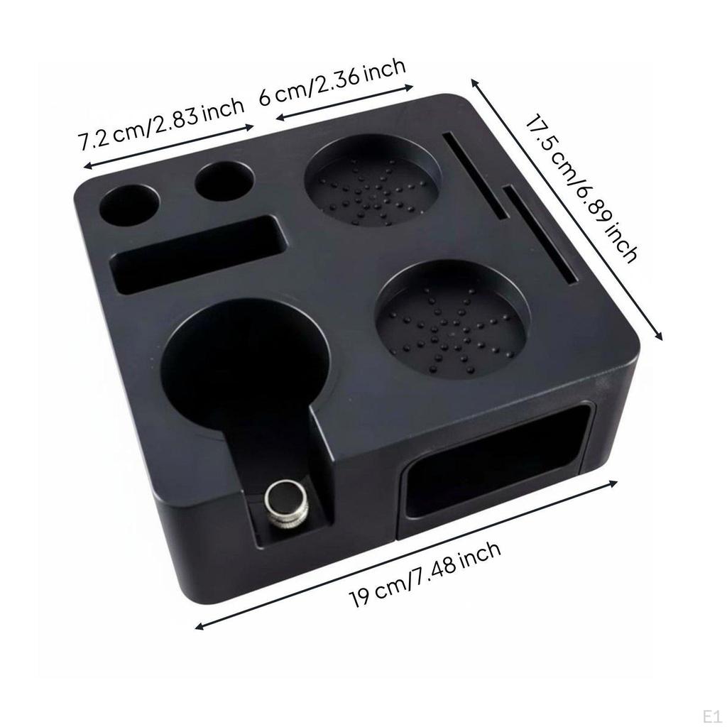 Espresso Pressing Station MultiFunctional Coffee Tamper Stand Universal 51/58mm Portafilter and