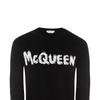Alexander Mcqueen Graffiti Logo Intarsia Knitted Jumper 626454Q1WZL1006