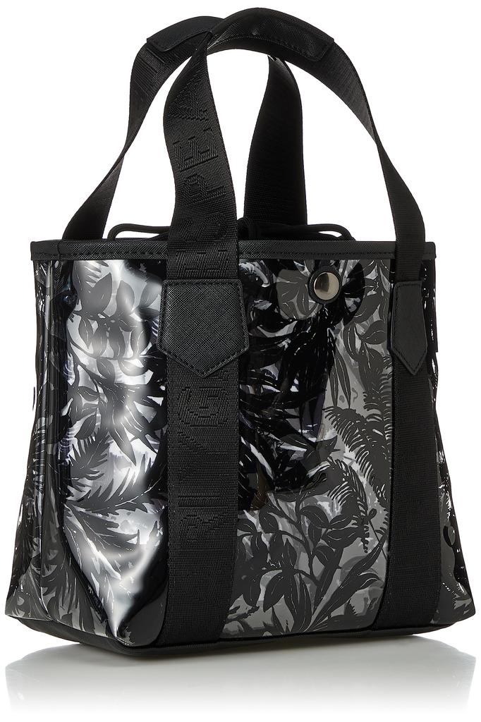 Unisex Cart Bag Jemný botanický vzor Průhledná Cart BAG FR [Pearly Gates] / 053-3281603 121_Námořnická modrá