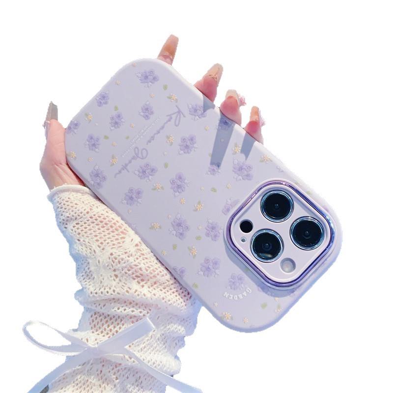 Pale Pink Floral Case for iPhone 17/16 Pro Max & 15/14/13 Pro