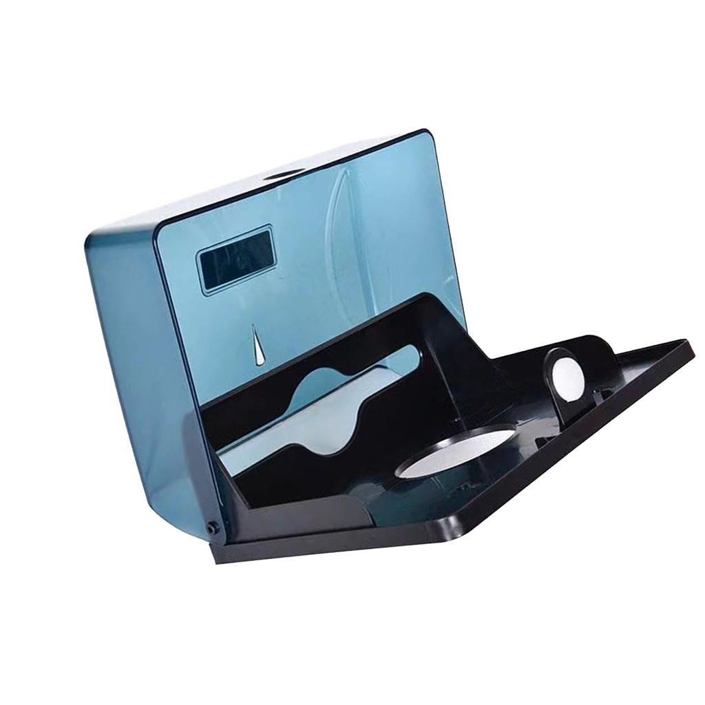 Tissue Box ABS Simple Large Capacity Space Saving Wall Mounted Tissue Holder for Hotel Toilet Home