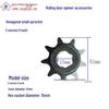 Electric Roller Shutter Accessories: Bracket, Sprocket Gear, Bearing Seat, Core Shaft Coupling, Large Sprocket