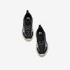 Anta Fashionable Versatile Comfortable Lightweight Shock Absorbing Low Top Kids Running Shoes Kids sneaker Black Silver A12449977-2