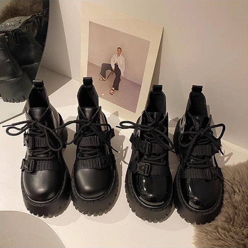Fashion Soft Woman Short Shoes Height Increasing Autumn Winter Non Slip Booties Footwear High Quality Y2k Hot Goth Ankle Boots for Women