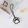 Cute Leather Cat Paw Keychain Ornament