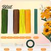 Assorted Pipe Cleaners Shaping Flowers Bouquets DIY for Crafts Pack Set Kit Flexible Making Accessories