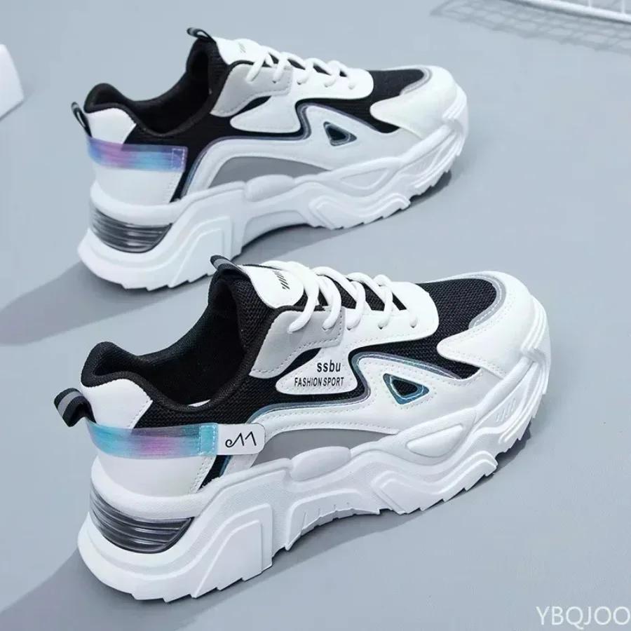 2025 Sneakers Women Platform Flat Shoes Woman Shoes Green Casual Trainers Ladies Chunky Sneakers Women Shoes zapatos de mujer