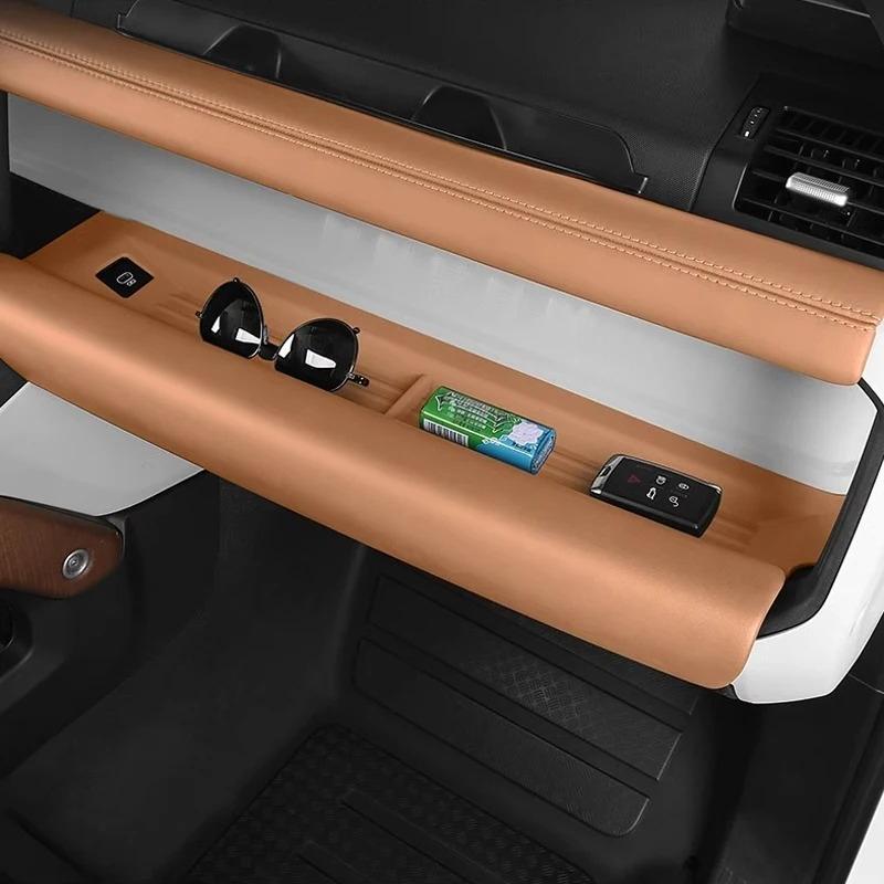 For Land Rover Defender 20-25 Central Control Co-pilot Storage Pad trument Table Storage Box Anti-slip Protection