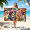 Otros Diseños Similares Tema Toalla de Playa Personalizada con Nombre y Texto Personalizados Toalla de Playa Suave de Secado Rápido para Nadar Viajes