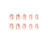 Star & Moon Press-On Nail Art Stickers with Short False Fingernail Tips