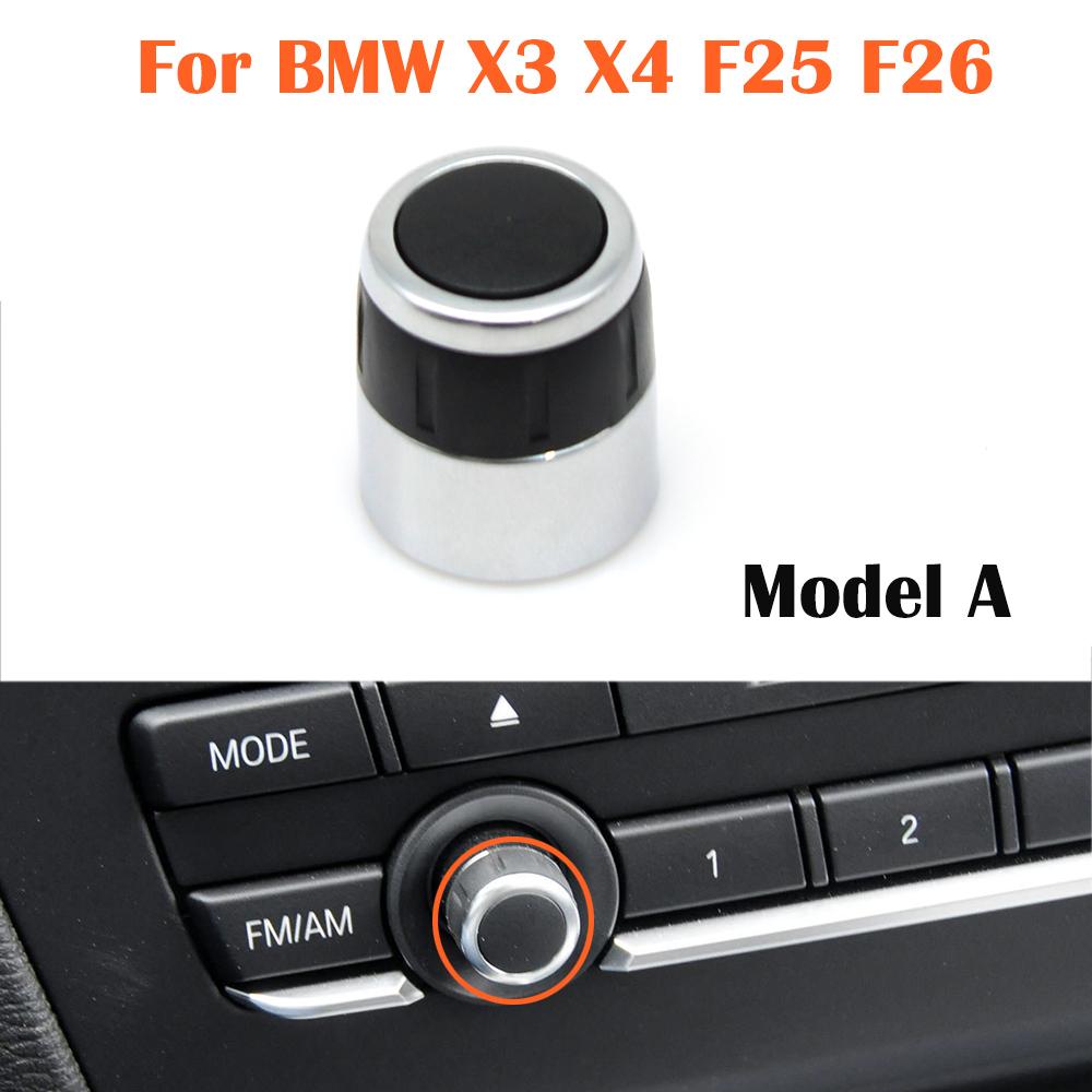 Car Dashboard Multimedia CD Player Radio Audio Volume Rotary Switch Button Knob For BMW X3 X4 F25 F26 2011-2018 61319208591