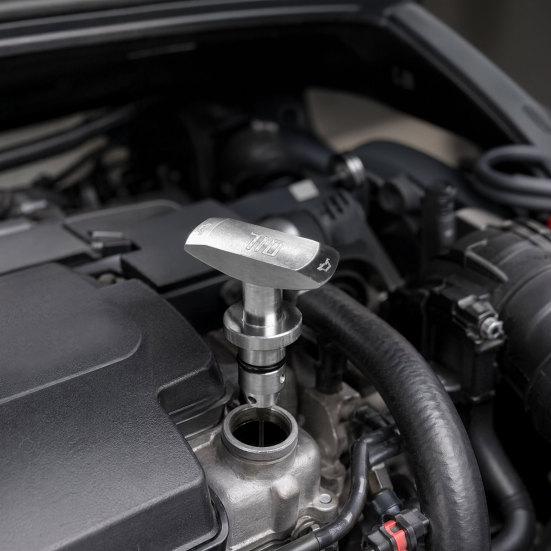 Oil Caliper Handle for Ford 1999-2011 Series, Non-Destructive Installation Non-Slip Grip, Replacement Part for Aging Oil Dipstick Head