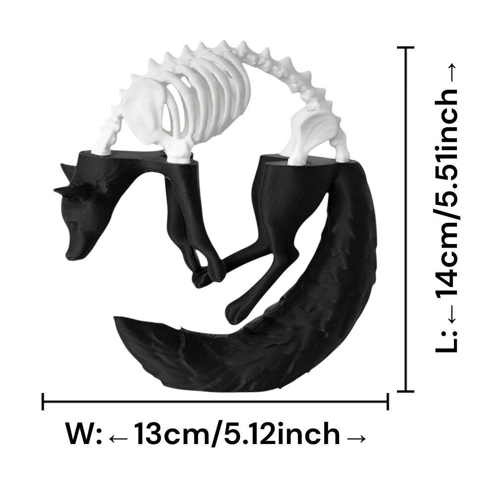 Simulation Wolf Desktop Decorations Creative 3D Printing Ornaments Home Decoration Edge Decoration