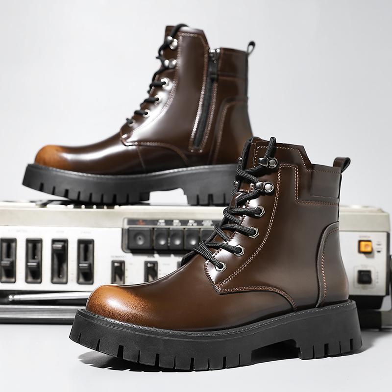 FashionAutumn Luxury Dress Shoes Men Oxfords Daily Office Business Shoes Mens Fashion Loafers Casual Tassel Leather Platform Men Shoes