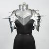 Medieval Warrior Steel Armor Set with Gorget & Pauldrons for LARP Renaissance Faire