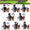 Compatible Military Special Forces Soldiers Police Minifigures Weapons Model Building Blocks Ww2 Kids Toys Gifts