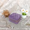 Portable Velvet Jewelry Box Zipper Closure Velvet Jewelry Organizer Travel Jewelry Box Ring Earrings Necklace Organizer