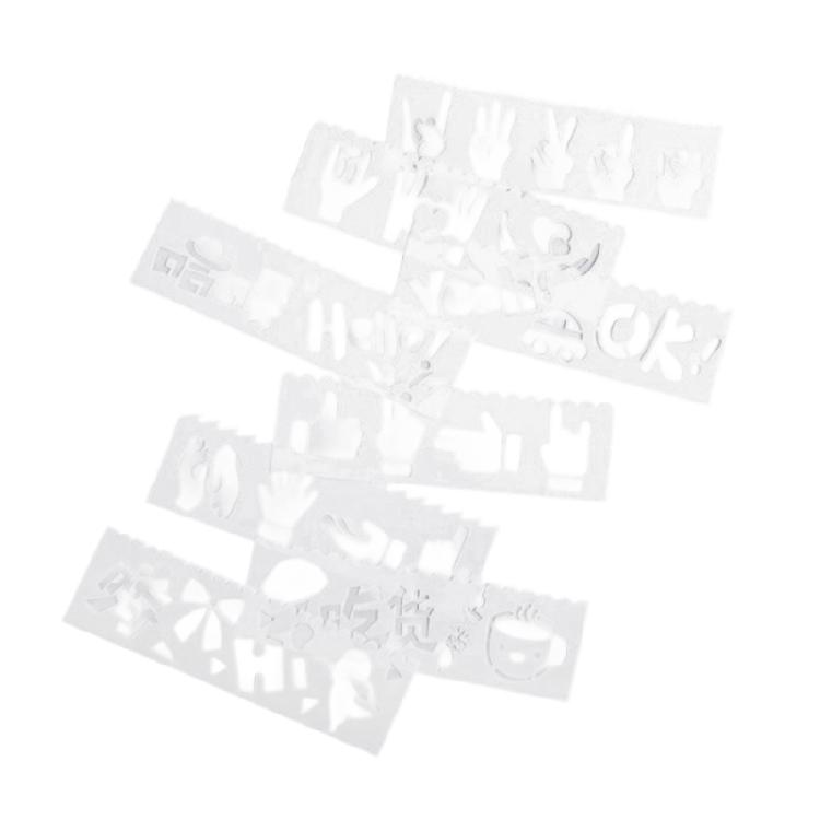 Reusable Animal Plane Stencils Pack Of 8 PET Plastic Drawing Guides Templates For Childrens Art Class And Home Crafts