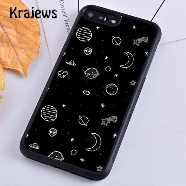 Krajews Trippy Art Aesthetic Space Moon Phone Case Cover For iPhone 14 5 SE 6s 7 8 Plus X XR XS 11 12 13 Pro Max Samsung S21 S22