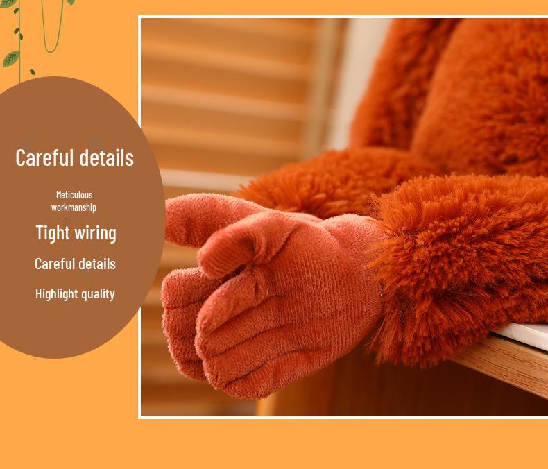 Long-Armed Gorilla Plush Toy & Backpack for Women