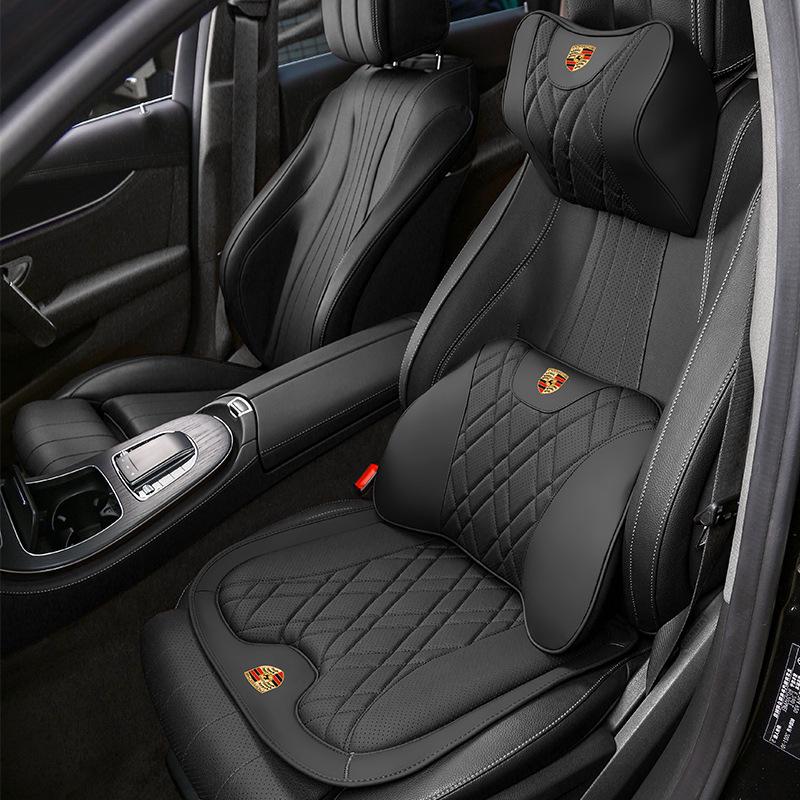 Porsche Cayenne, Macan, Panamera, 911/718 Car Headrest & Lumbar Support Cushions