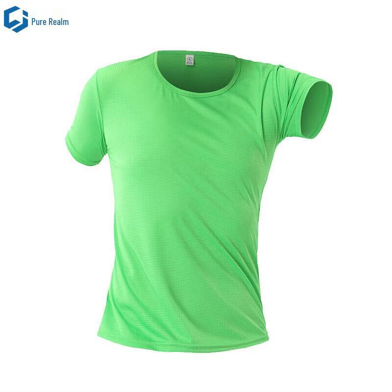 Унисекс Спортивная футболка с круглым вырезом, быстросохнущая 4XL