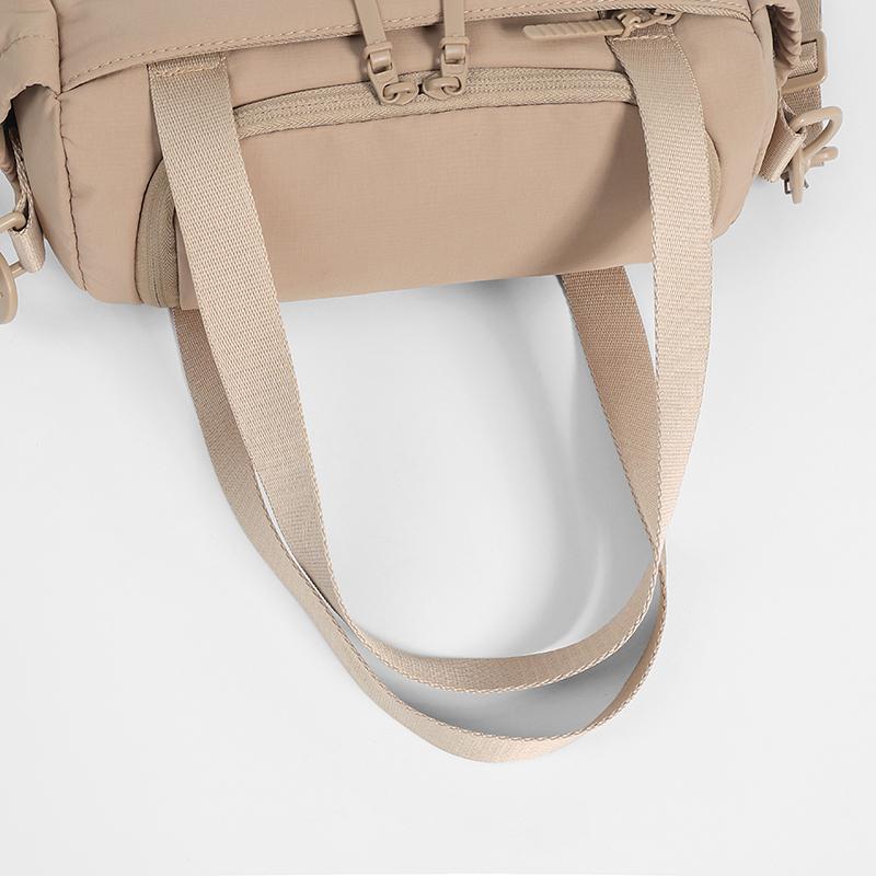 Large Capacity Shoulder Bag Solid Color Crossbody Bag