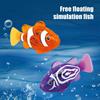 Magic Water Activated Glowing Swimming Fish Waterproof Interactive Robot Fish with Electric Movement Neon Deep-Sea Disco Bath Toy