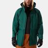 THE NORTH FACE Windbreaker Jackets Men's Green Hooded Moderate Straight Fit NF0A4QXP-S9W