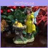 Flower Resin Fairy Ornament With Bird And Floral Details For Events Gifts