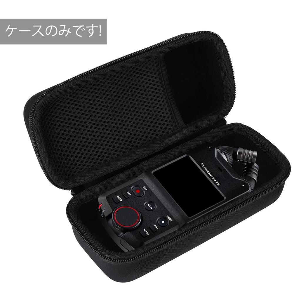 TASCAM Portacapture X6 Portable compatible with Lebakort storage Recorder, case.