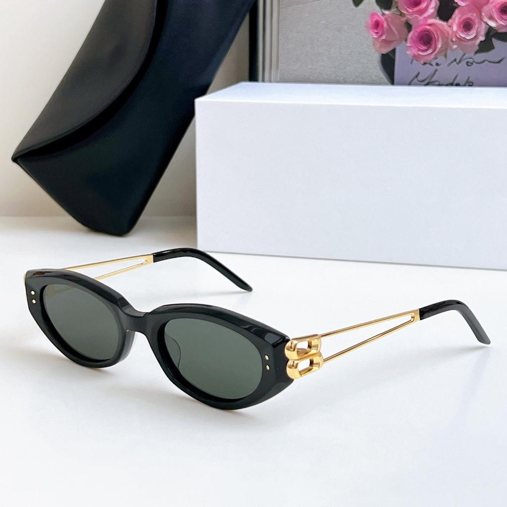 New Trendy Cat Eye Sunglasses Casual and Versatile Korean Version Fashionable Sunglasses Sun Protection High-end Feel